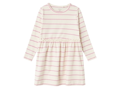 Name It jet stream/pastel lavender stribet kjole